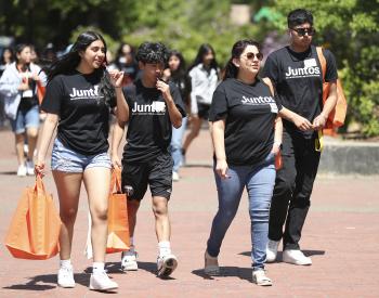 Juntos families on OSU campus